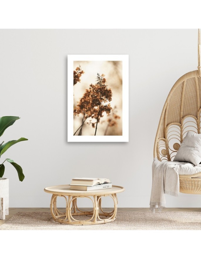 Canvas painting - Withered hydrangea flower | FEEBY