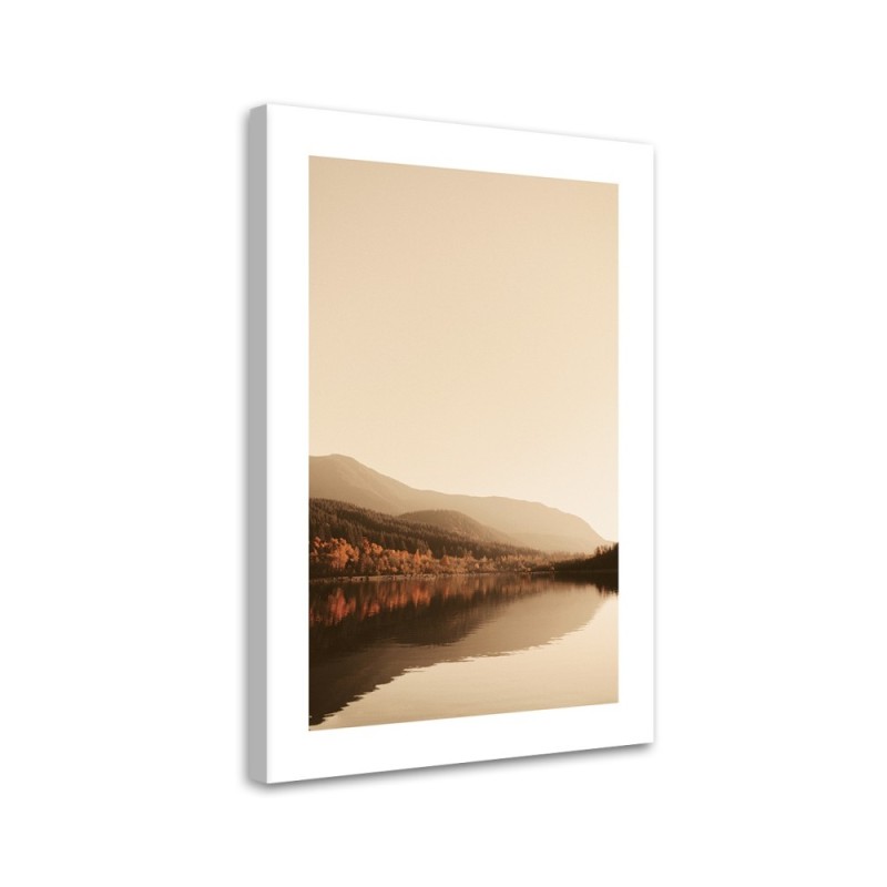 Canvas painting - Calm lake | FEEBY