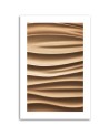 Canvas painting - Beige waves 3D | FEEBY