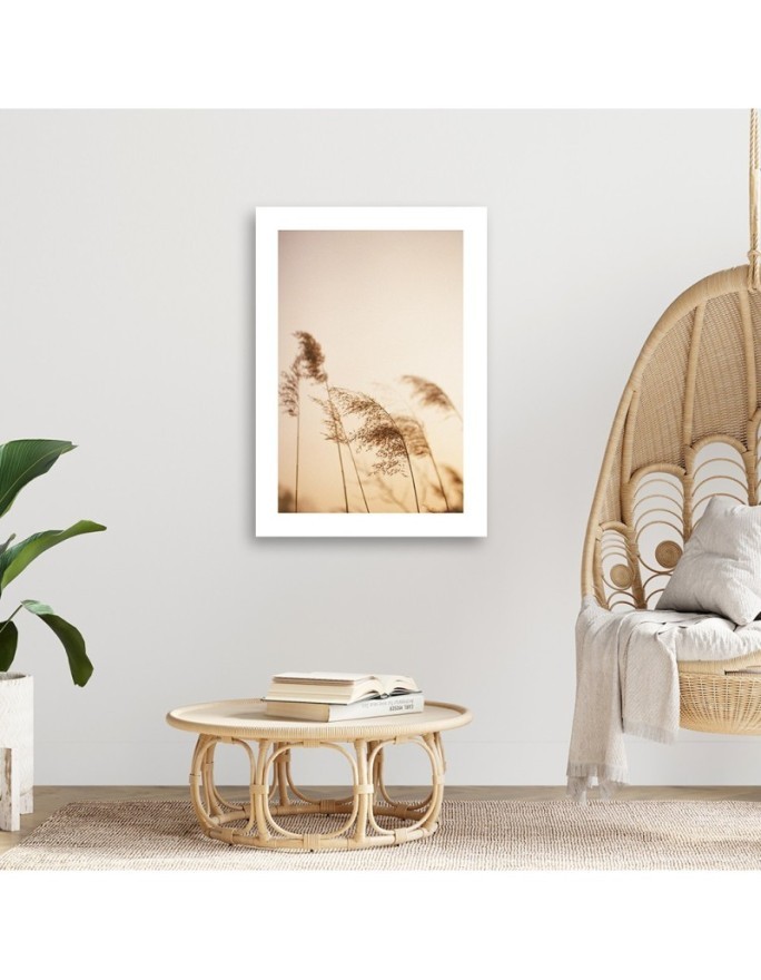 Canvas painting - Beige reed | FEEBY