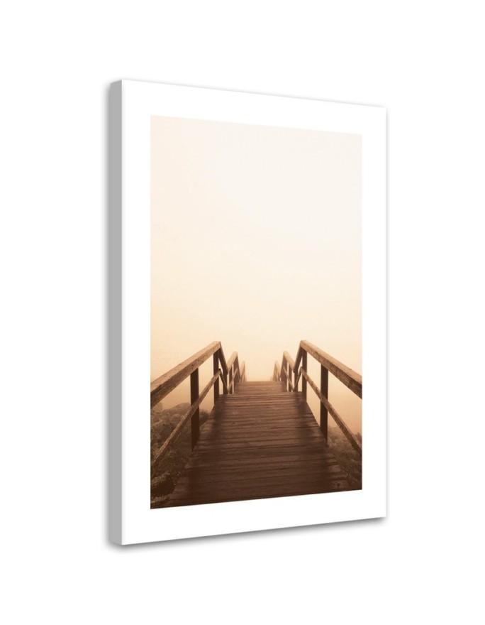 Canvas painting - Descent to the beach | FEEBY