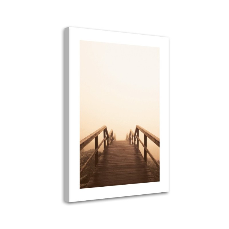 Canvas painting - Descent to the beach | FEEBY