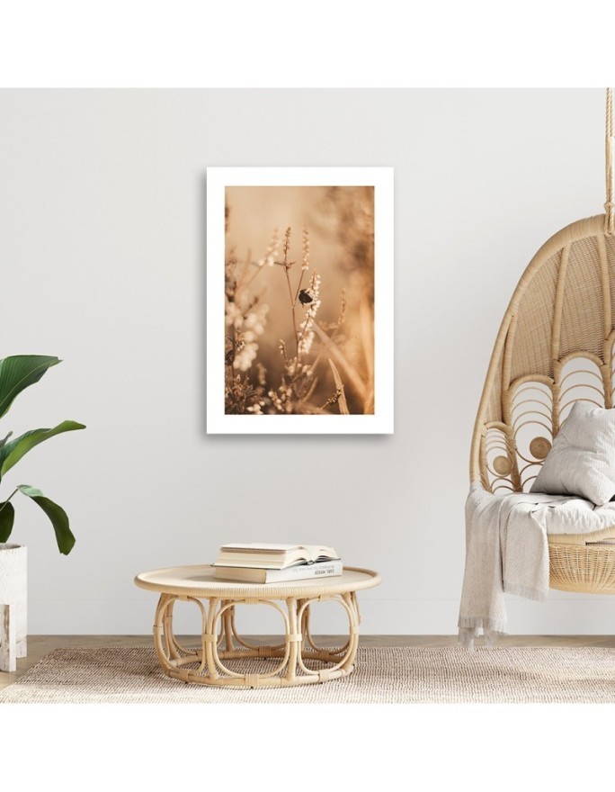Canvas painting - Beige field flowers | FEEBY