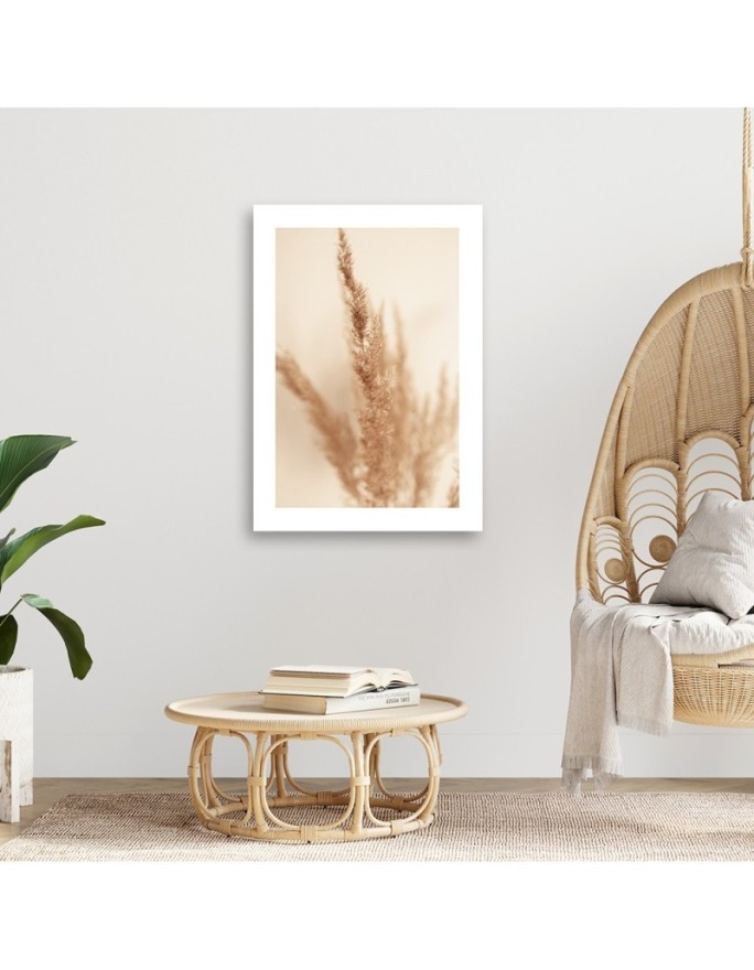 Canvas painting - Beige pampas grass | FEEBY