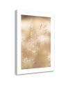 Canvas painting - Dry grass on a beige background | FEEBY