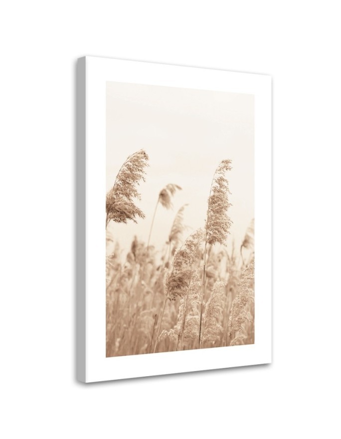 Canvas painting - Reeds swaying in the wind | FEEBY