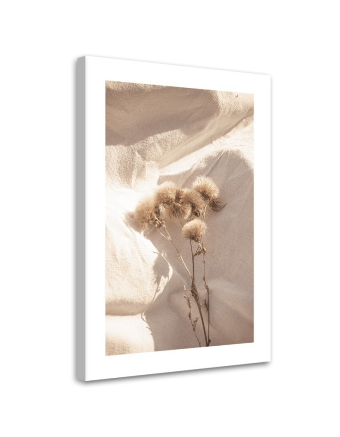 Canvas painting - Delicate dry flowers | FEEBY