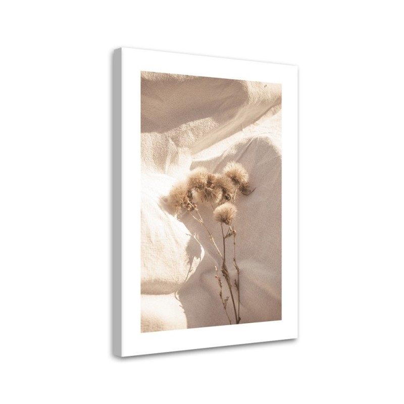 Canvas painting - Delicate dry flowers | FEEBY