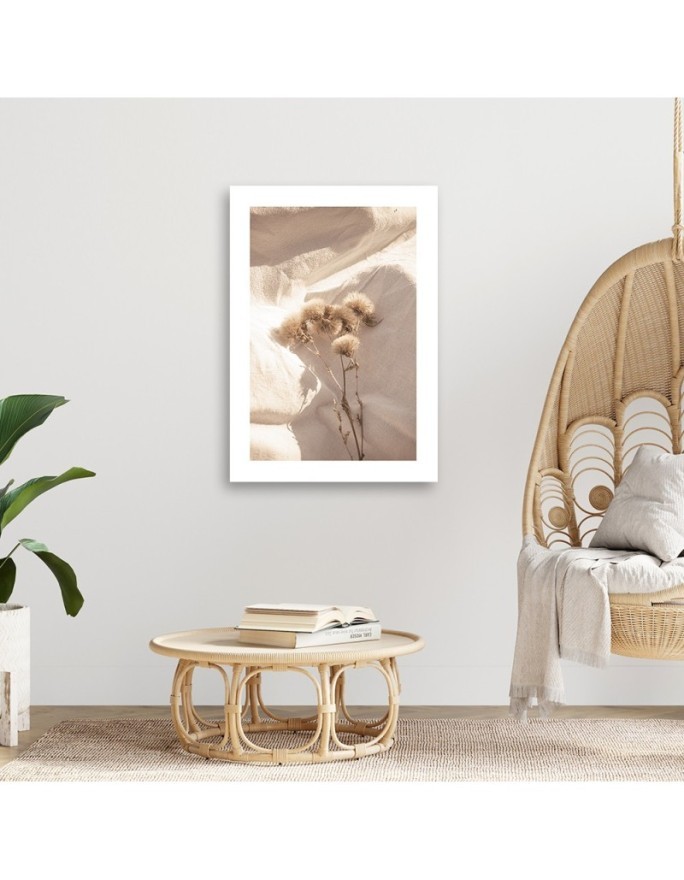 Canvas painting - Delicate dry flowers | FEEBY