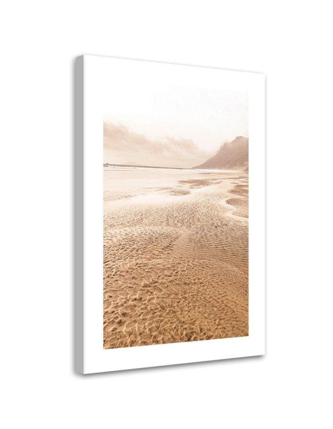 Canvas painting - Beach flooded with water | FEEBY
