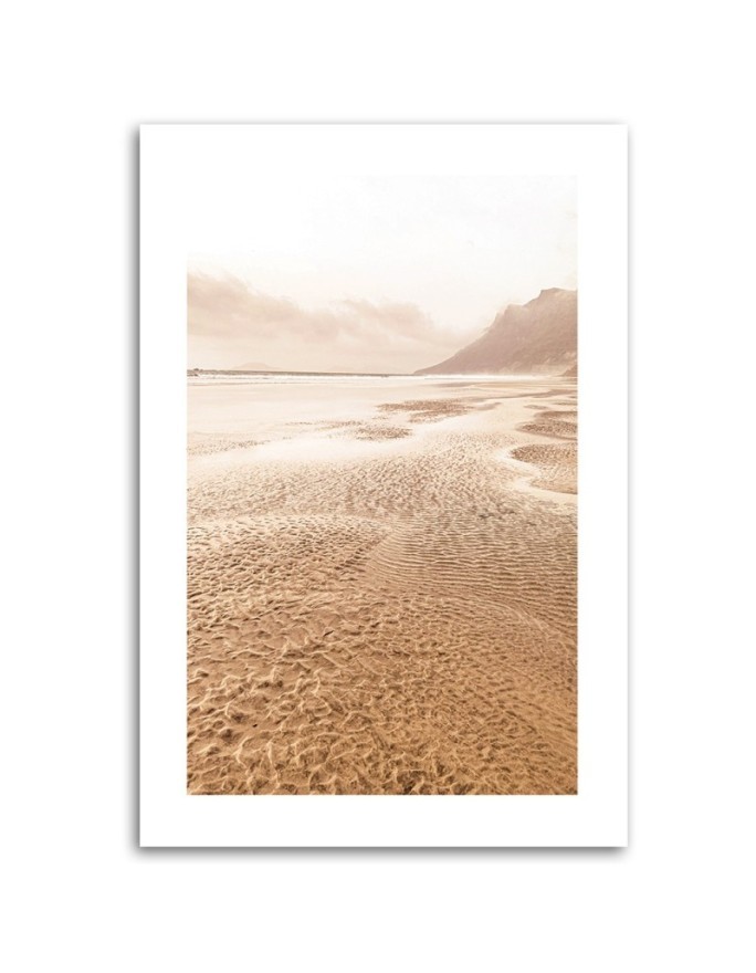 Canvas painting - Beach flooded with water | FEEBY