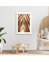 Canvas painting - Shadows of leaves on a wall | FEEBY
