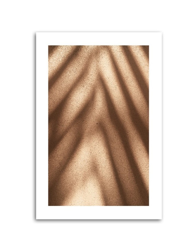 Canvas painting - Shadows of leaves on a wall | FEEBY