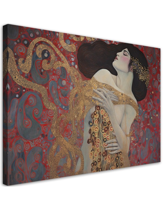 Canvas print Red woman...