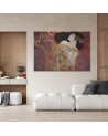 Canvas painting - Red woman abstraction | FEEBY