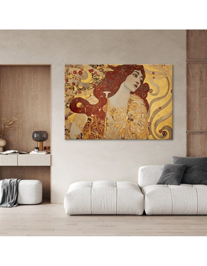 Canvas painting - Woman with long hair | FEEBY