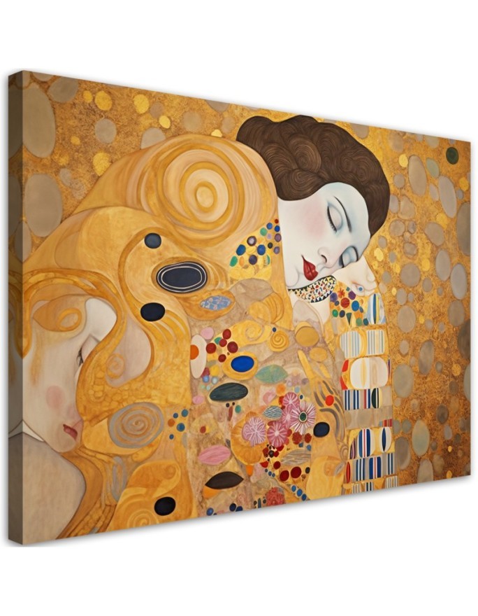 Canvas painting - Female portrait abstract | FEEBY