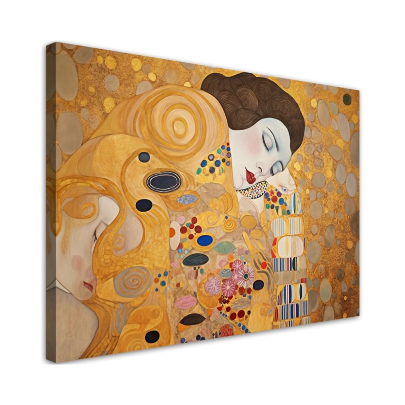Canvas painting - Female portrait abstract | FEEBY