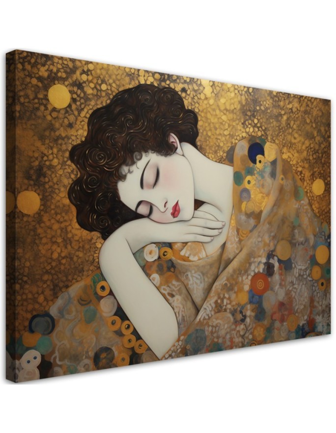 Canvas painting - Female face | FEEBY