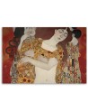 Canvas painting - Women kissing abstract | FEEBY