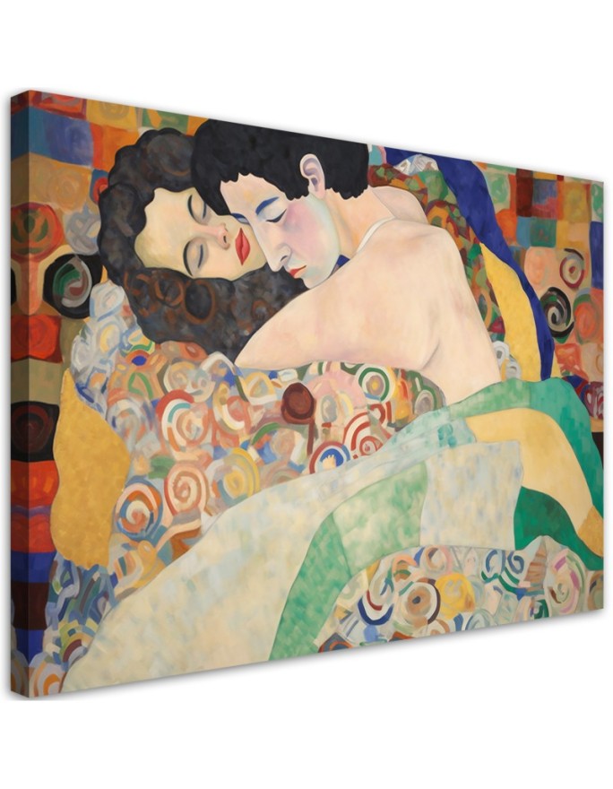 Canvas print Kiss - G. Klimt