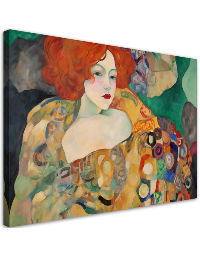 Canvas print Red-haired...