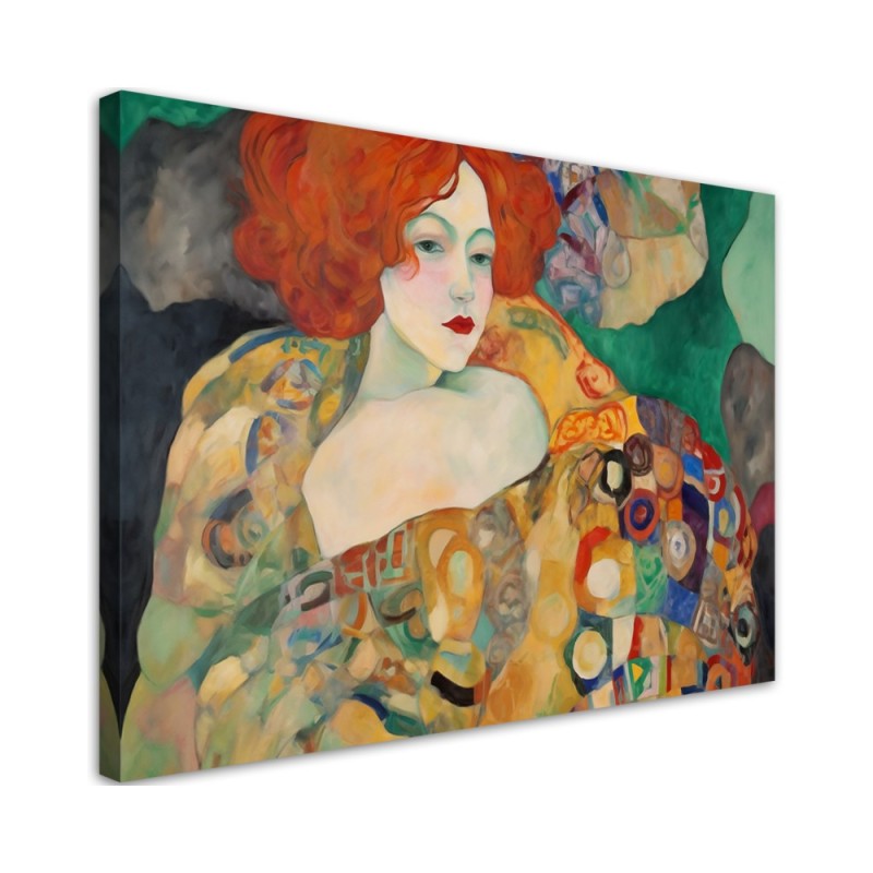Canvas painting - Red-headed woman | FEEBY