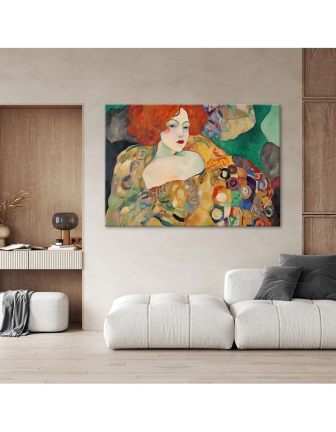Canvas painting - Red-headed woman | FEEBY