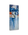 Canvas print for bedroom - Abstract painted city | FEEBY
