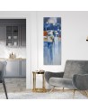 Canvas print for bedroom - Abstract painted city | FEEBY