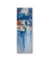 Canvas print for bedroom - Abstract painted city | FEEBY