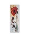 Wall canvas print - Poppy flower painted | FEEBY