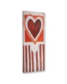 Canvas print for the wall - Painted heart | FEEBY