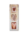 Modern painting for wall - Three hearts | FEEBY