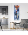 Bedroom wall painting - Painted colourful flowers | FEEBY