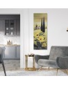 Canvas print - Sunflowers on a house background | FEEBY