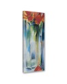 Canvas print - Painted flowers in a vase | FEEBY