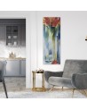 Canvas print - Painted flowers in a vase | FEEBY