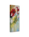 Canvas painting - Painted poppies and rose buds | FEEBY