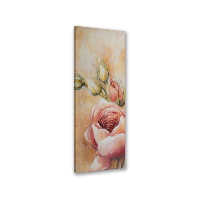Decorative painting - Pink roses painted | FEEBY