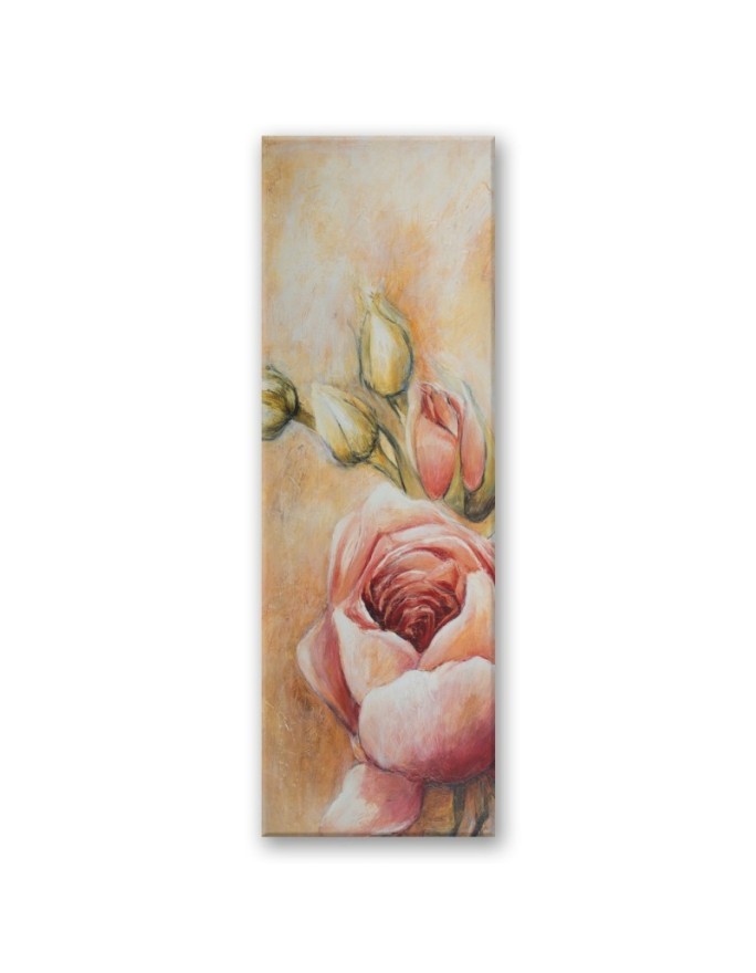 Decorative painting - Pink roses painted | FEEBY