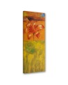 Decorative painting on canvas - Water lily flower painted | FEEBY