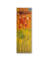 Decorative painting on canvas - Water lily flower painted | FEEBY