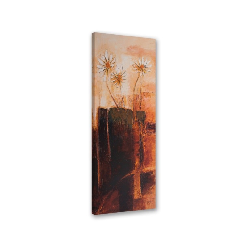 Canvas print for room - Painted flowers | FEEBY