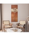 Modern canvas painting - Lone poppy painted | FEEBY