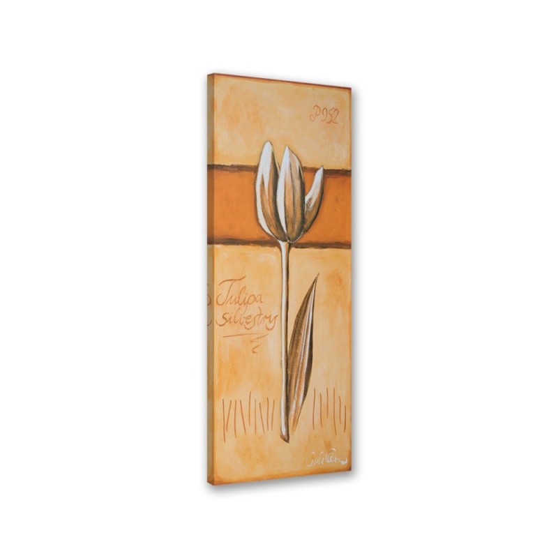 Decorative painting for wall - Painted tulip | FEEBY