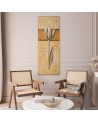 Decorative painting for wall - Painted tulip | FEEBY