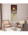 Canvas print for living room - Water lily flower painted | FEEBY