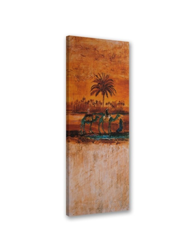 Canvas print for bedroom - Camels in the desert | FEEBY