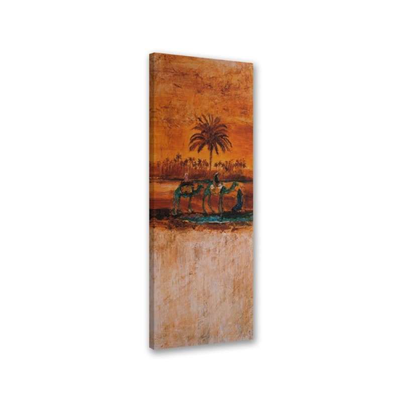 Canvas print for bedroom - Camels in the desert | FEEBY